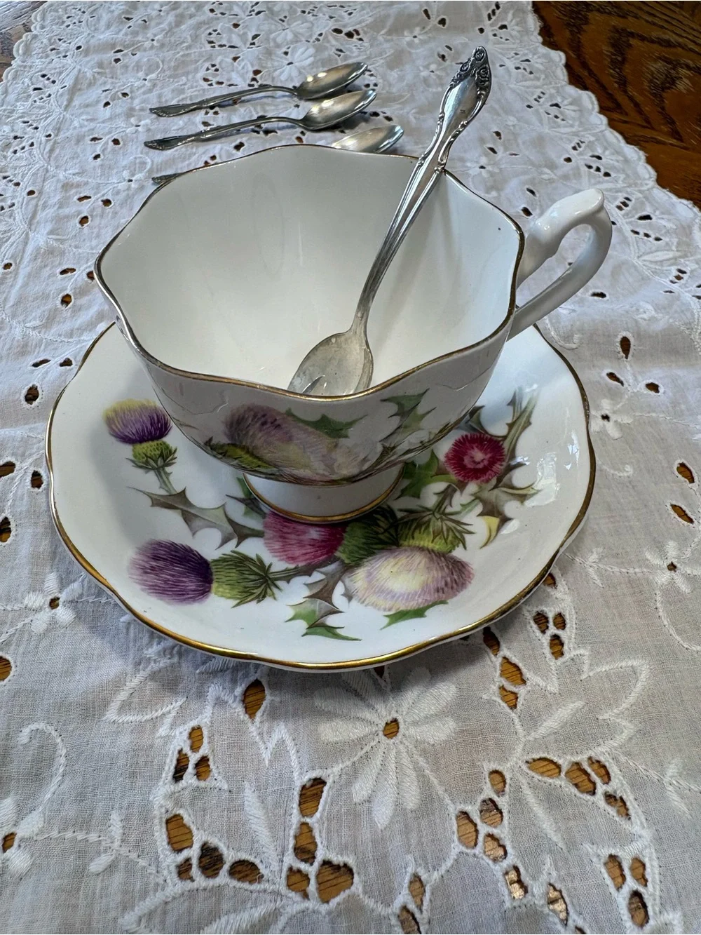 W. Rogers Sterling Silver plated  tea espresso spoons- Set of 5